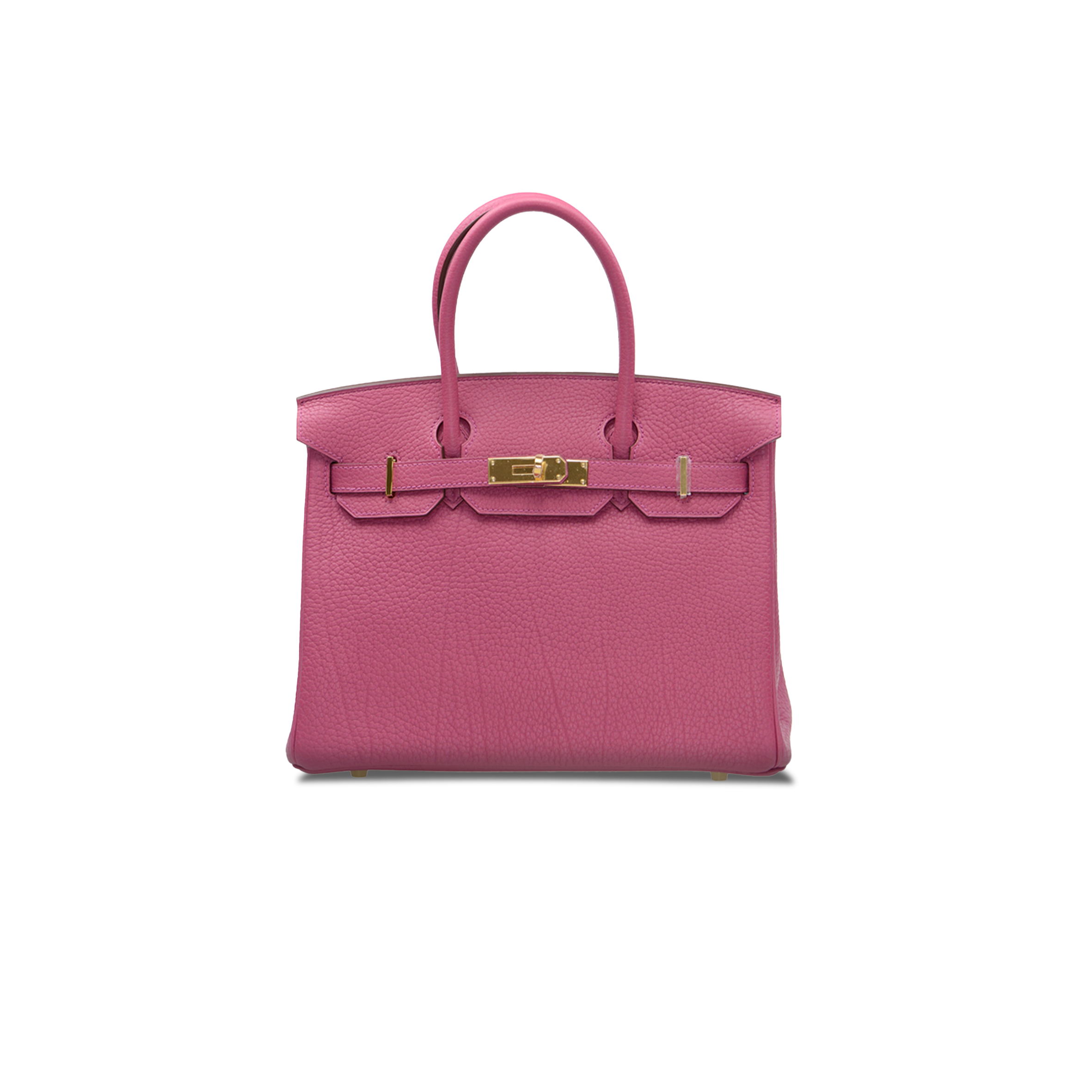 HERMES MASTER BIRKIN 25 TOGO LEATHER PINK BAG BK25X9SWCD (25*20*13cm)